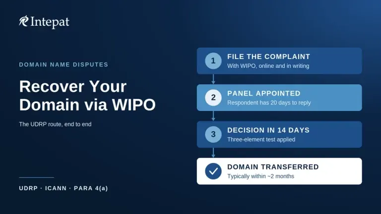UDRP: How to Recover a Domain Name Through WIPO
