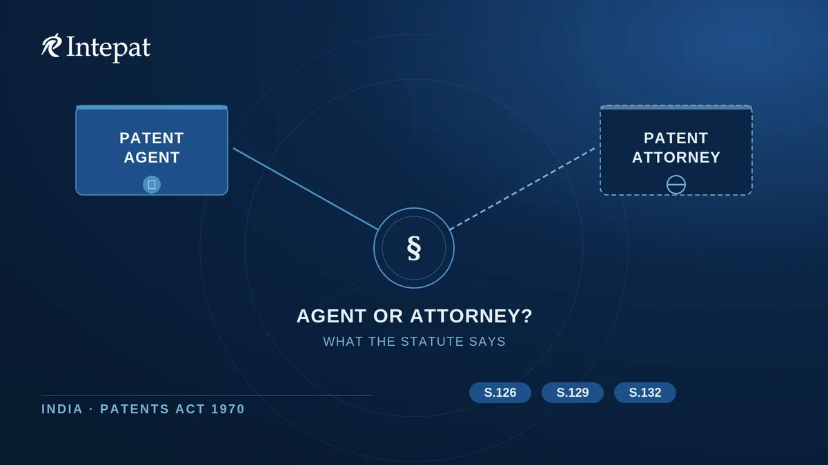Patent Attorney vs Patent Agent: What India’s Law Says