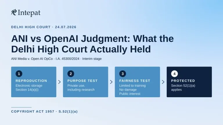 ANI vs OpenAI Judgment: What the Delhi High Court Actually Held
