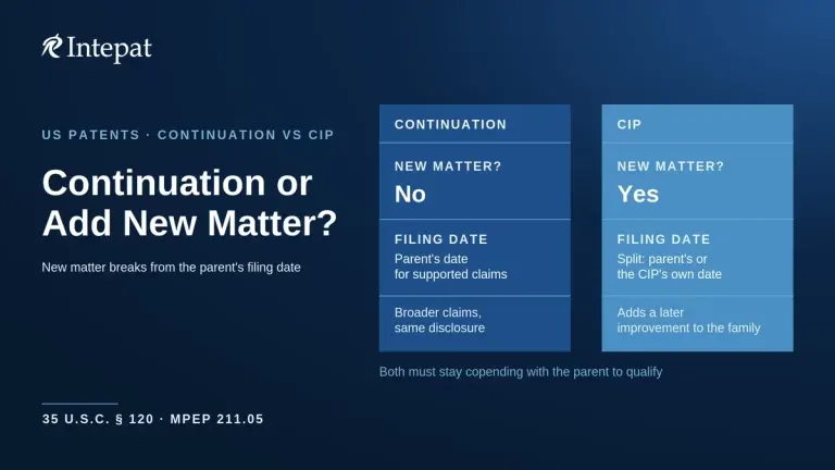 Continuation vs Continuation-in-Part Patent Applications