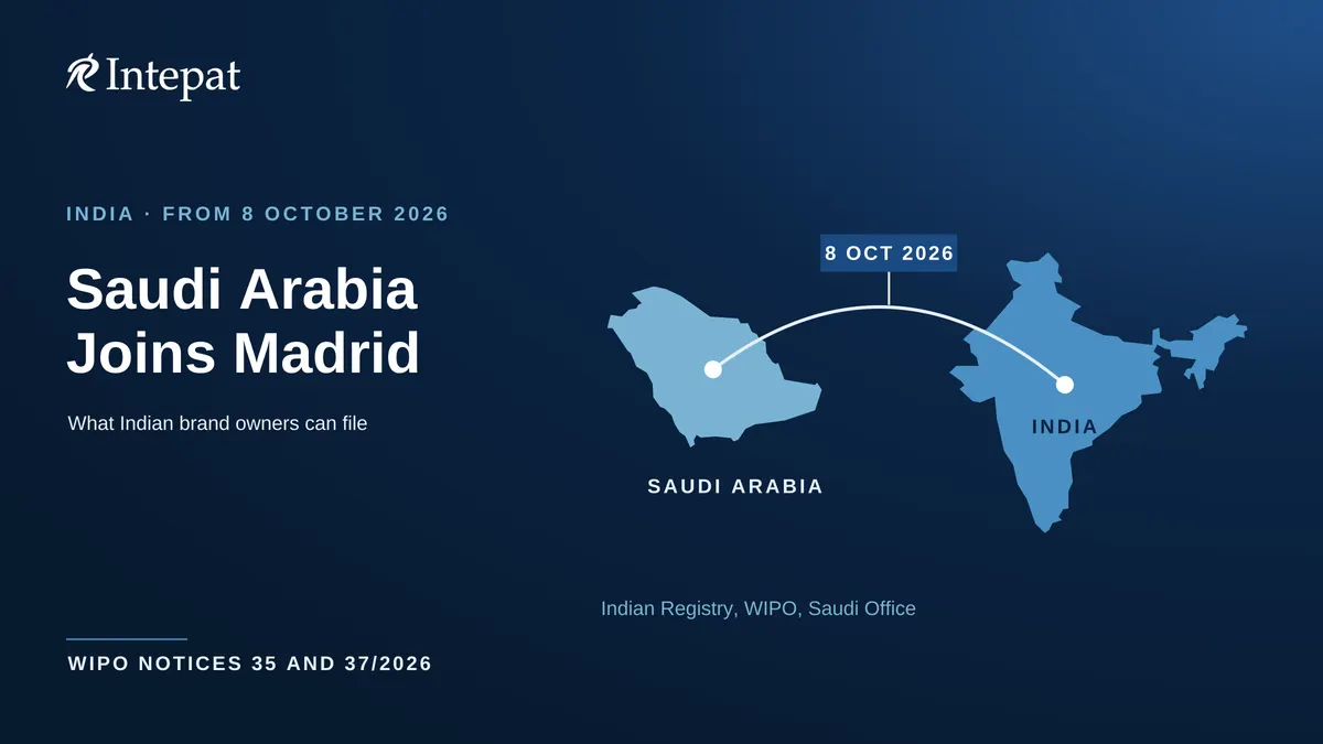 Saudi Arabia Madrid Protocol India: What Brand Owners Can Do