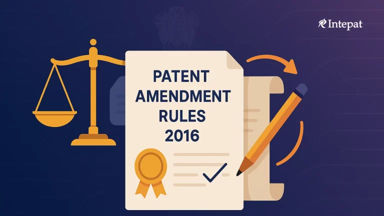 The Patents (Amendment) Rules, 2016
