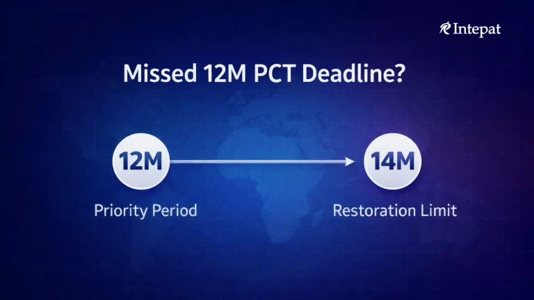 Missed 12-Month PCT Deadline? Restoration of Priority Explained
