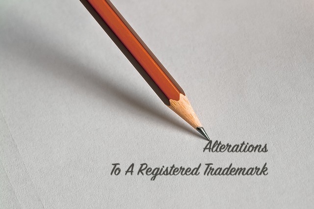Alterations to a registered trademark