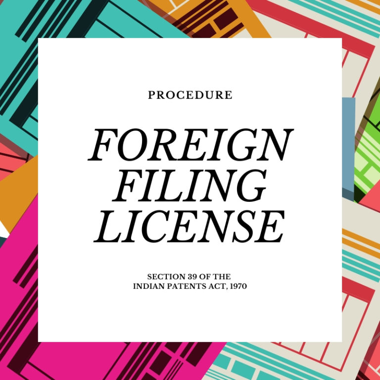 Procedure for obtaining Foreign Filing License (FFL) in India