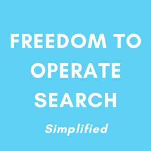 Freedom to Operate Search, Freedom to Operate Opinion