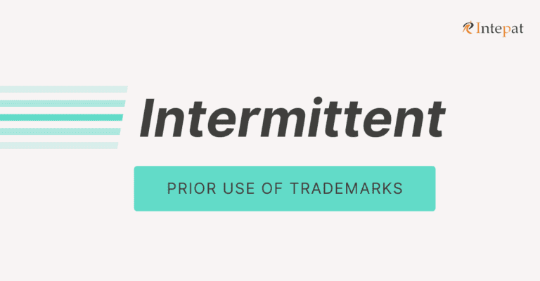 Intermittent Prior Use Of Trademarks