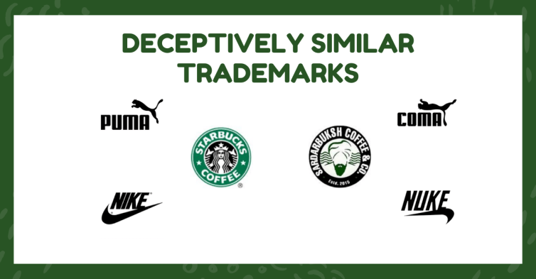 DECEPTIVELY SIMILAR TRADEMARKS