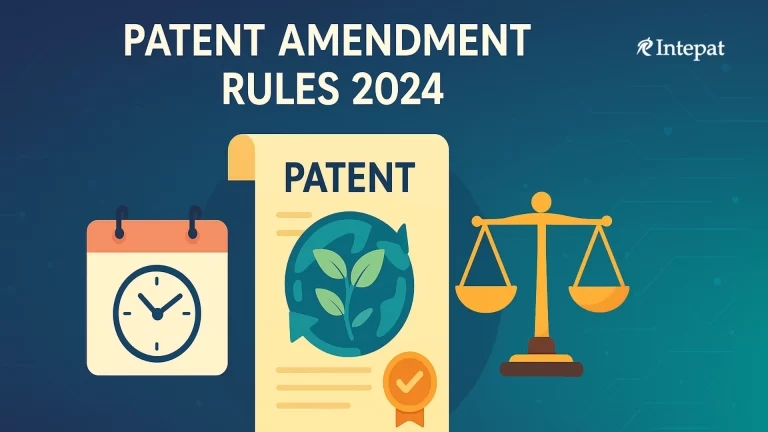 Patent Amendment Rules, 2024 – A Comprehensive Overview
