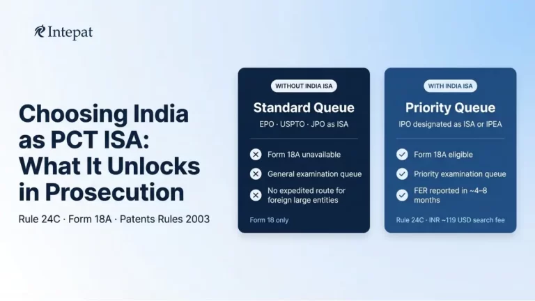 Choosing India as Your PCT ISA: What It Unlocks in Prosecution